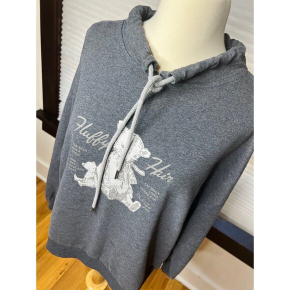 Asian Fluffy Hair Teddy‎ Bear Graphic Sweatshirt - Picture 2 of 7